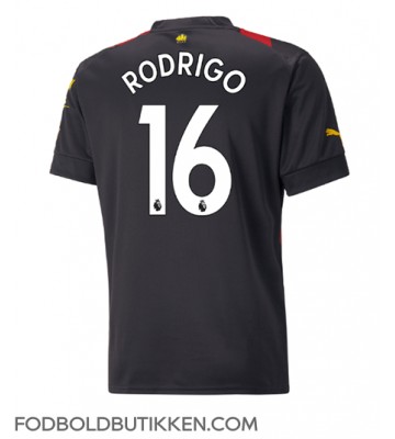 Manchester City Rodri Hernandez #16 Udebanetrøje 2022-23 Kortærmet